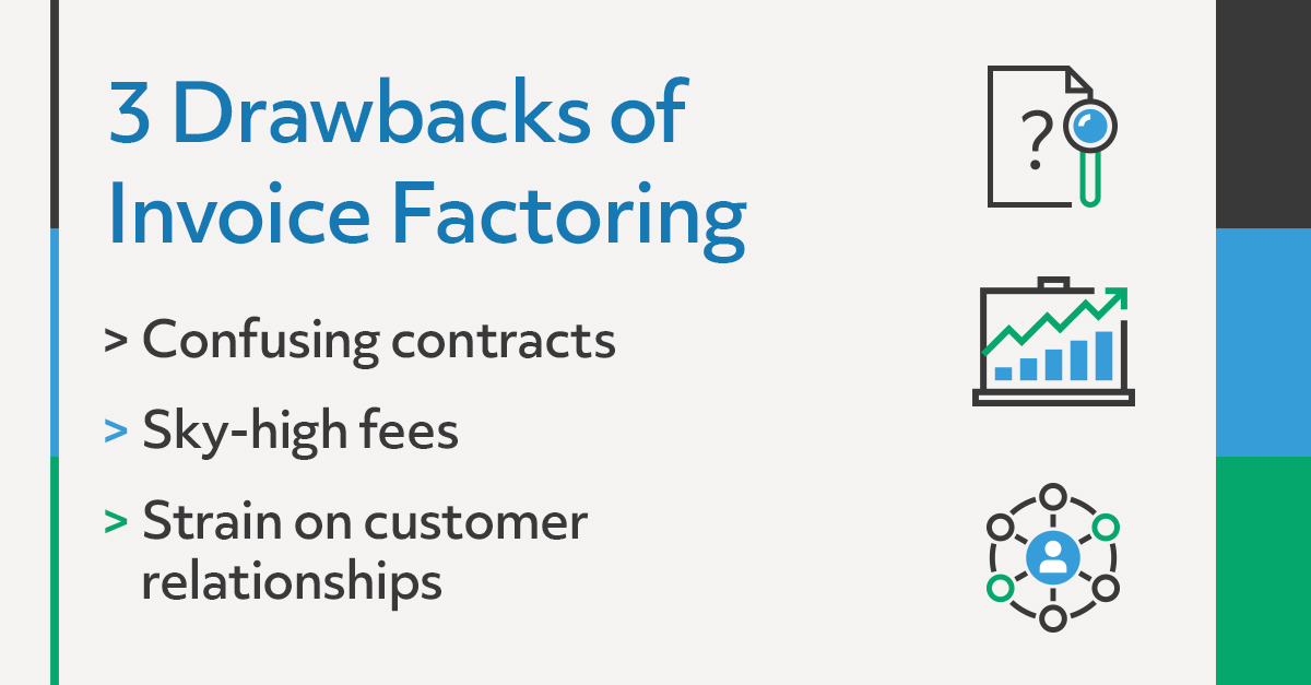 3 disadvantages of invoice factoring