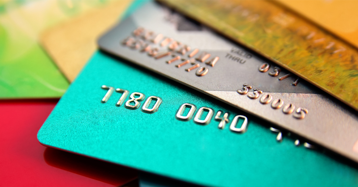 stack of credit cards